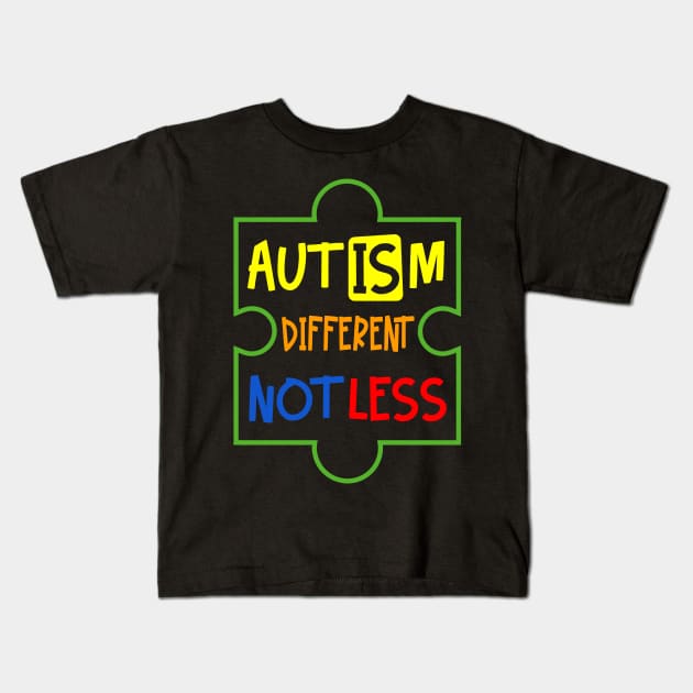 Autism Different Kids T-Shirt by specaut